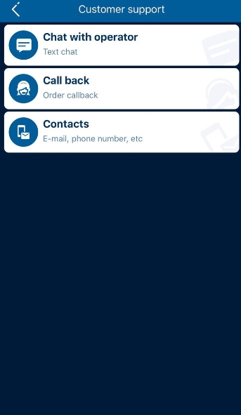 1xBet mobile support